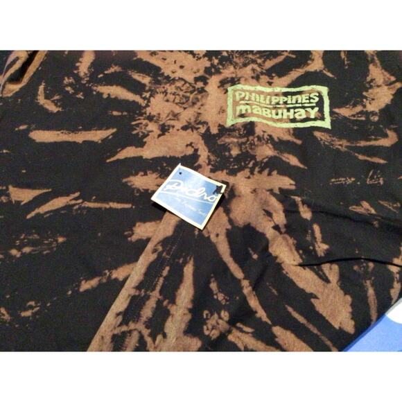 Didro Mabuhay Filipino T-Shirt Bleached Black 100% Cotton Tee Size XL - Picture 5 of 5
